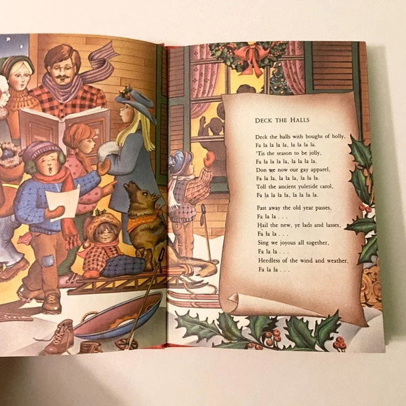 Vintage 1981 Christmas Carols A Treasury of Holiday Favorites Noel  Tennyson - Picture 8 of 15